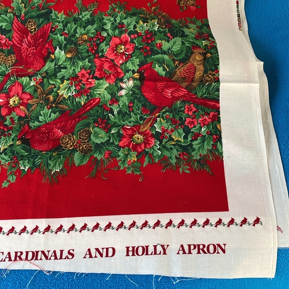 Cranston Apron V. I. P. Screen Print Panel Vintage New - Picture 5 of 6